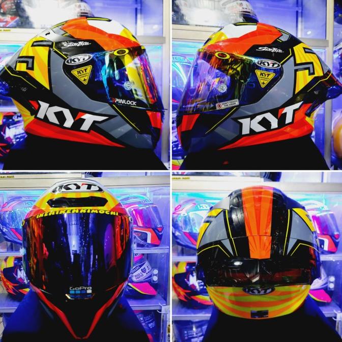 Sale Kyt Tt Course Jaume Masia 2019 Paket Ganteng Visor Iridium + Spoiler Termurah