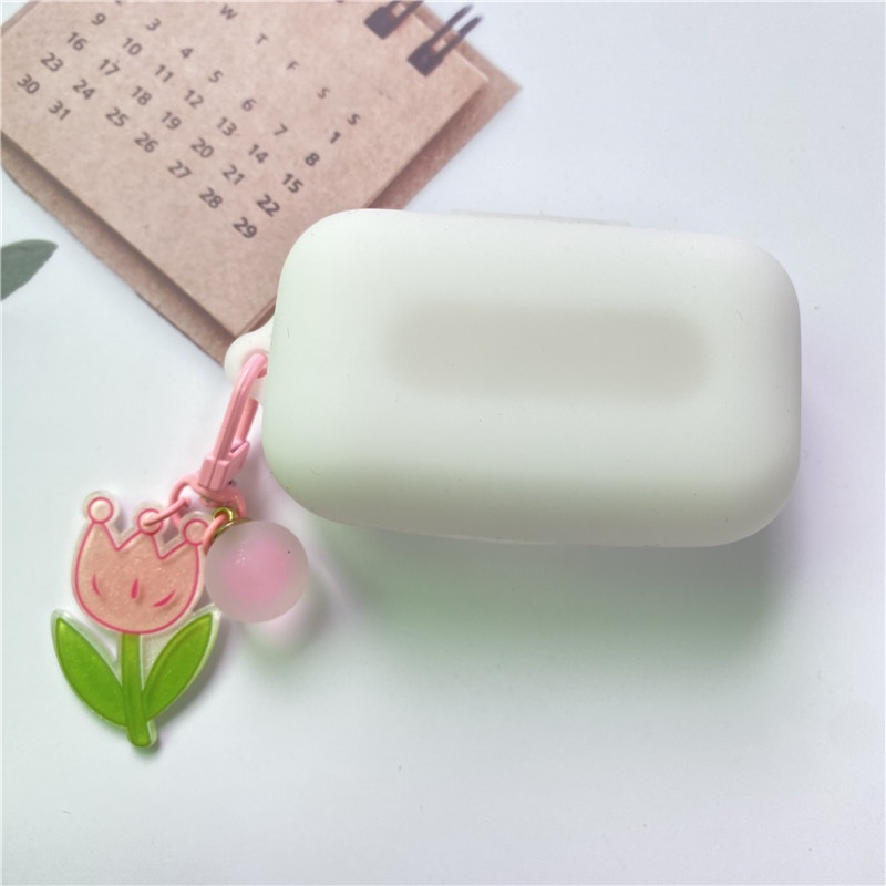 Untuk Haylou t15 Case Lucu Keyring Melindungi Earphone Cover Untuk Haylou t15 Silikon Hearphone Aksesoris Kotak Fundas