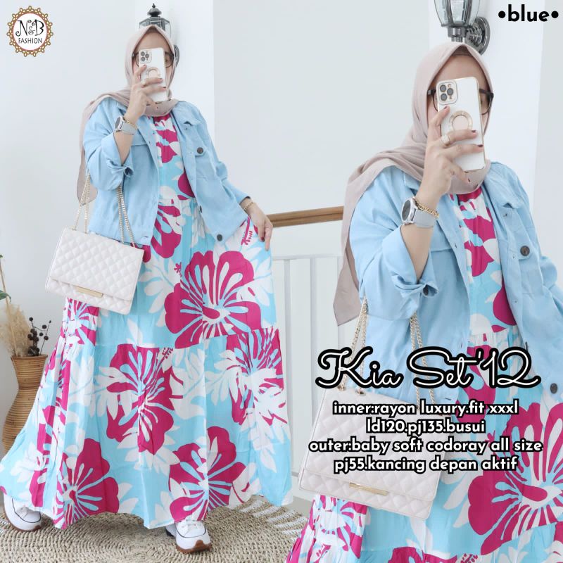 KIA SET/SETELAN OUTER WANITA BY N&B