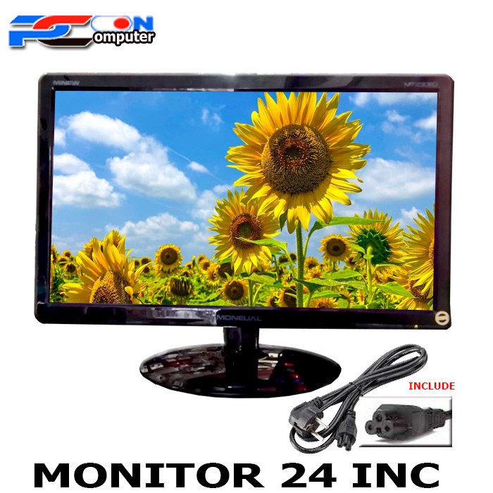 Monitor LED 24Inch Korea - Moneual untuk cctv