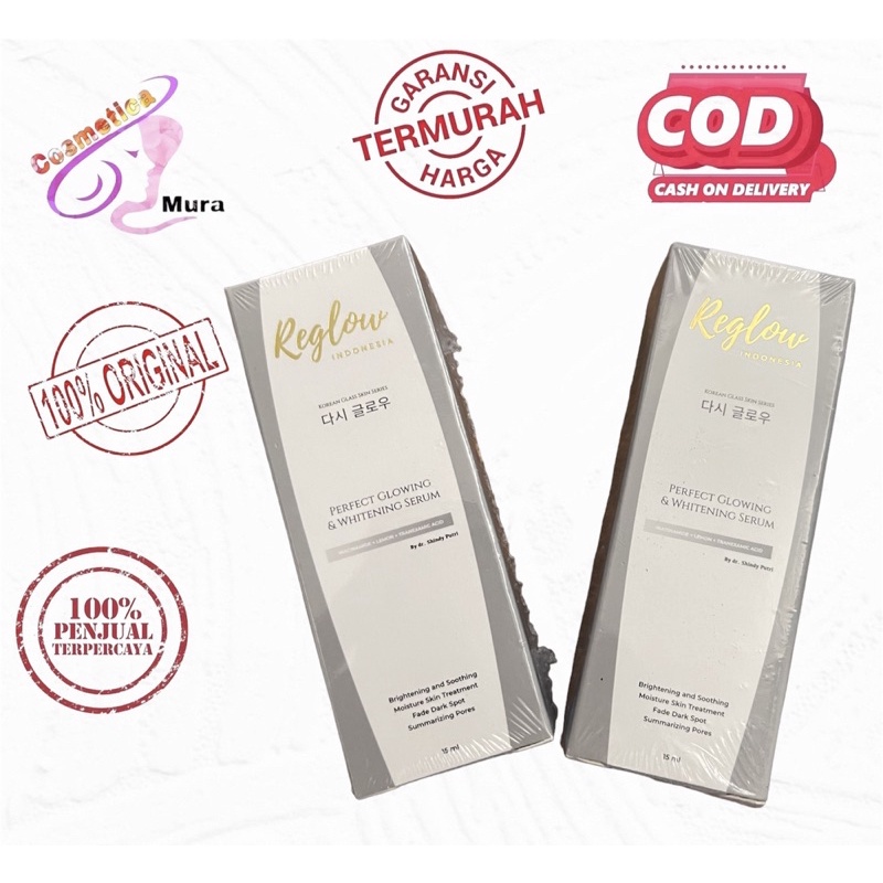 [serum] re glow serum by dr shindy original - re glow perfect glowing &amp; whitening serum origi al