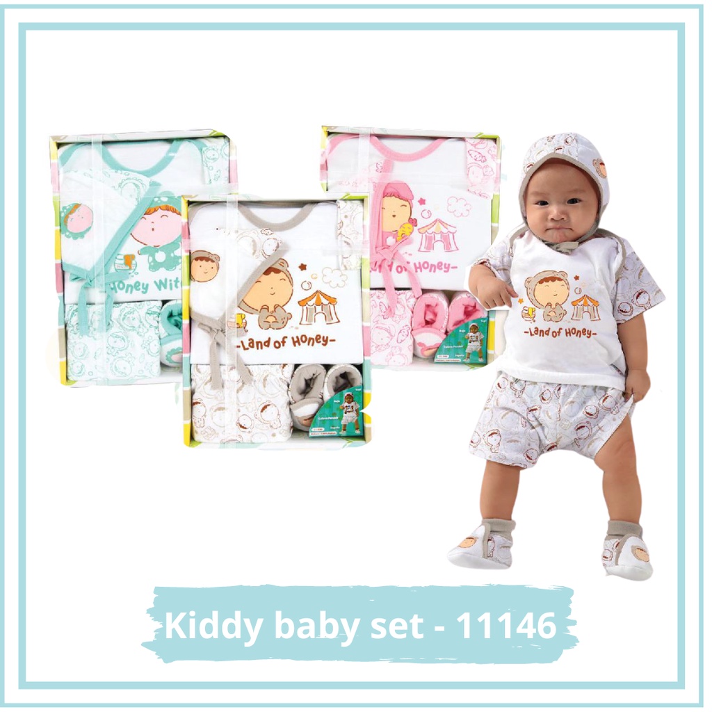 Kiddy / Pakaian Set Anak / Baby Set / Baby Gift Set - 11146