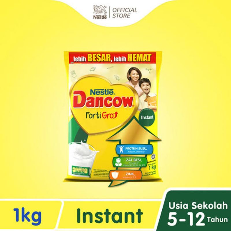 Dancow fortigro Instan / Coklat 1 kg