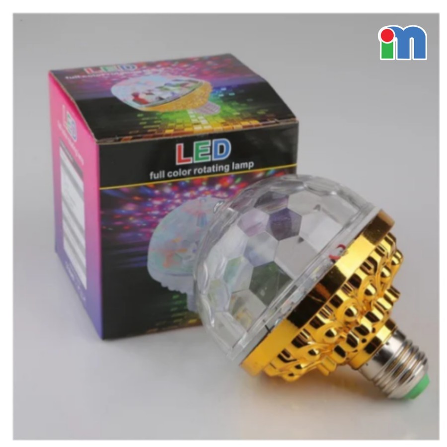 Colorful Light Ball - Lampu DISCO/LED Fitting Putar otomatis disko