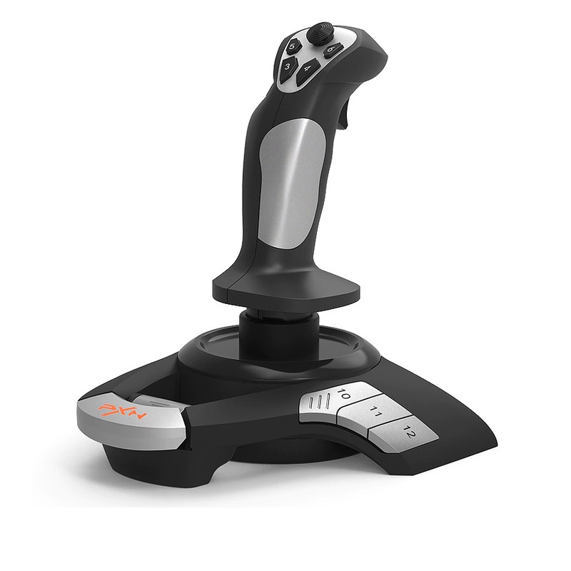 AKN88 - PXN-F16 USB Flight Joystick Simulator Controller Dual-Vibration