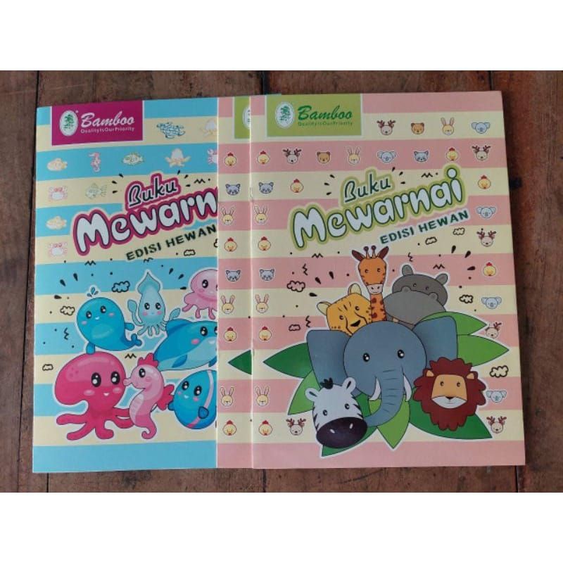 

[PACK 12 BK] BUKU MEWARNAI BAMBOO A4 ALL VARIANT/ BELAJAR MENULIS / BELAJAR MENGHITUNG