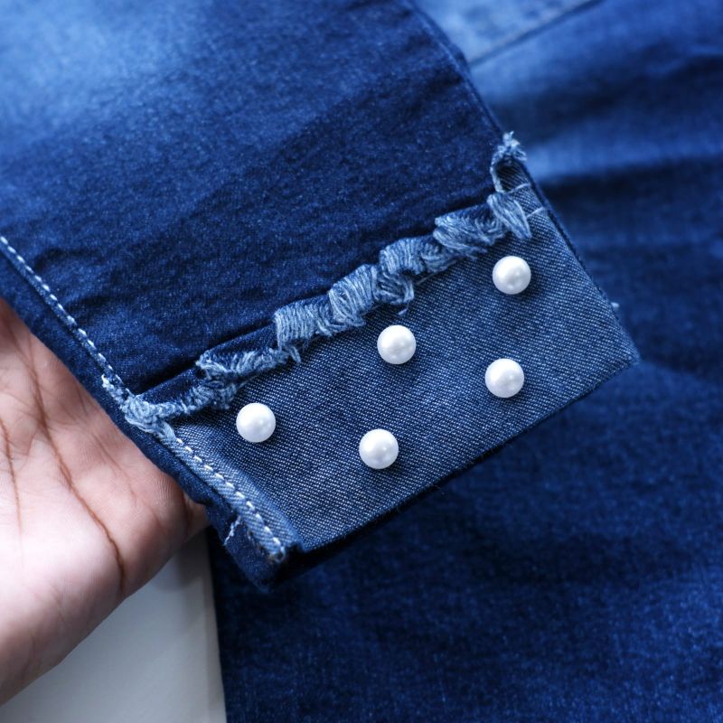 (2-5 Thn) Celana Panjang Jeans Anak Perempuan Cewek Mutiara Stretch Mira