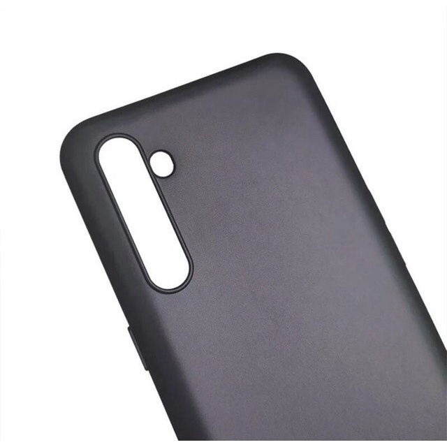 Realme 6 / Realme 6 Pro Cover Softcase Black Matte Macaron List Silikon Soft case