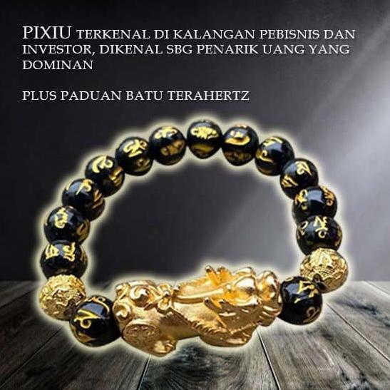 

Gelang Black Onyx Stone (Pi Xiu Berubah Warna) (GCS07)