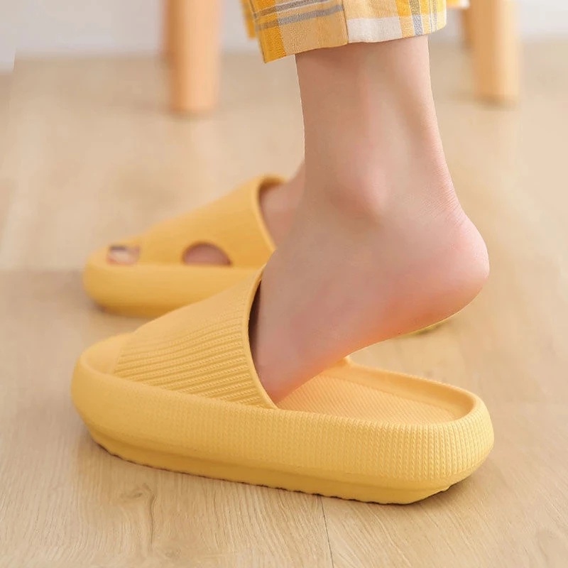 Sandal Karet Wanita EF12 Selop Polos Korean Style High Quality / Sandal Slip On Empuk Real Pict ACC