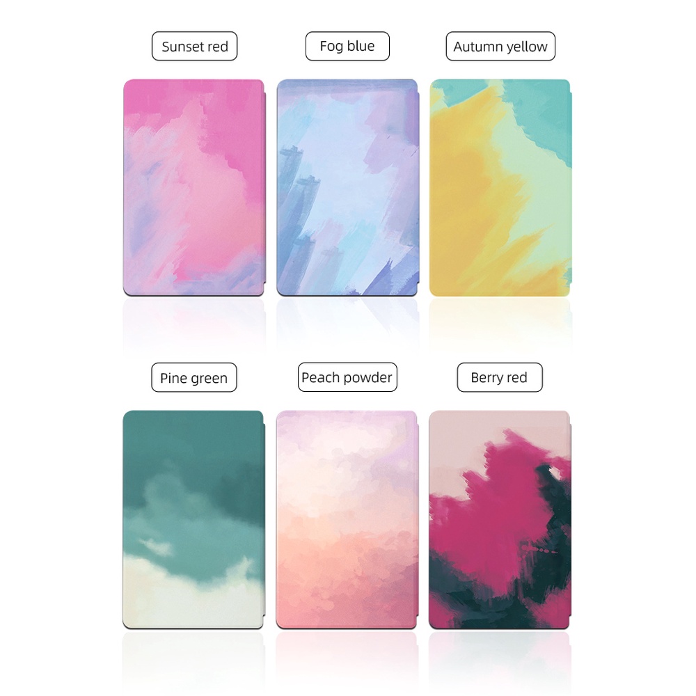 Casing Untuk Huawei MatePad 10.4 SE (2022) AGS5-L09 AGS5-W09 Mate Pad SE 10.4-inci Fashion Watercolor Art Painting Tablet Protection Case Flip Book Stand PU Leather Cover