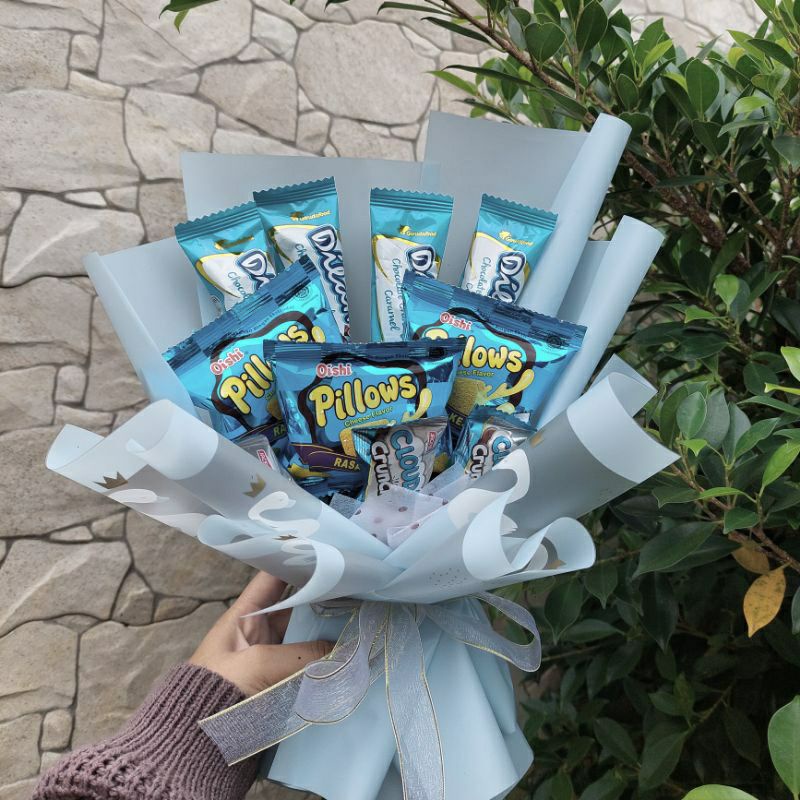 

[BouquetkuOfficial] Snack Bouquet Isi sesuai dengan foto/Hadiah Anniversary/Gift birthday