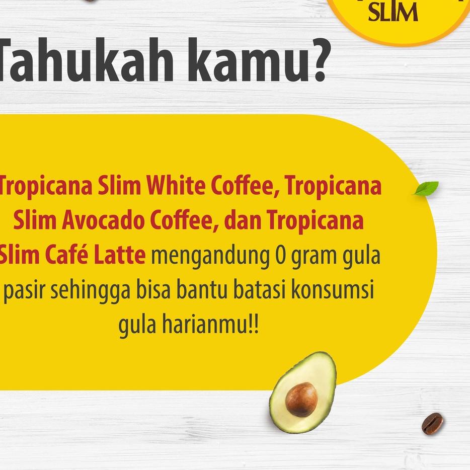 

Terlaris Triple Pack - Tropicana Slim Avocado Coffee 4 Sachet - Kopi Susu Nikmat Bebas Gula Pasir