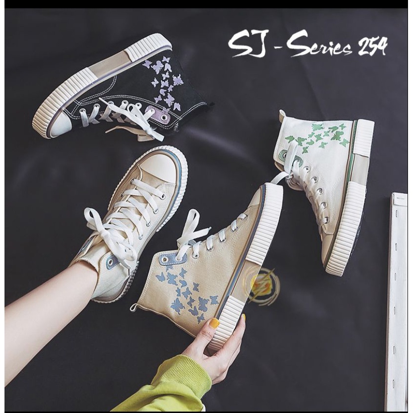 PROMOO!! sepatu style kekinian boot SJ-butterfly