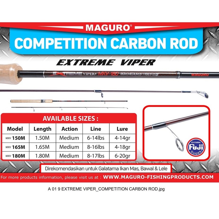 Joran Maguro Extreme Panjang 180cm fuji