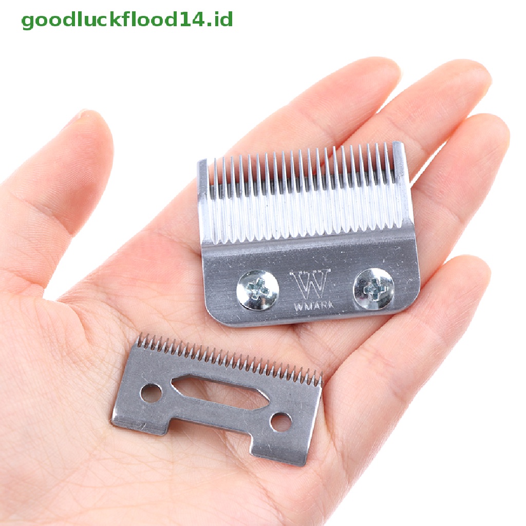 [GOOGFOUR] Aksesoris Penjepit Rambut Pisau Bergerak Hair Cutg Clipper Blade Bahan Baja Dengan Sekrup [TOP]