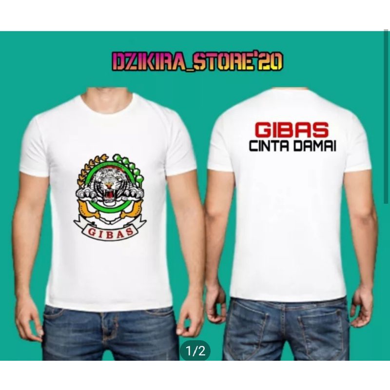 kaos gibas//kaos ormas gibas//kaos gibas cinta damai//atribut gibas//baju gibas