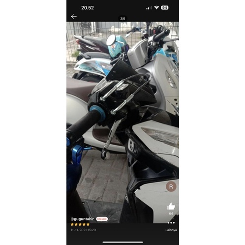 fullset paket gas spontan selongsong plus kabel gas carbon L gas Gold pnp nmax aerox lexi vario vixion ninja lexi dll