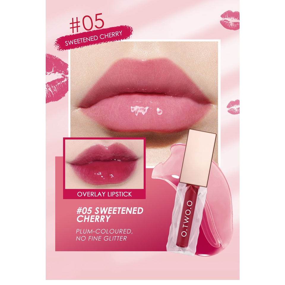 O.TWO.O Clear Crystal Berry Lip Gloss