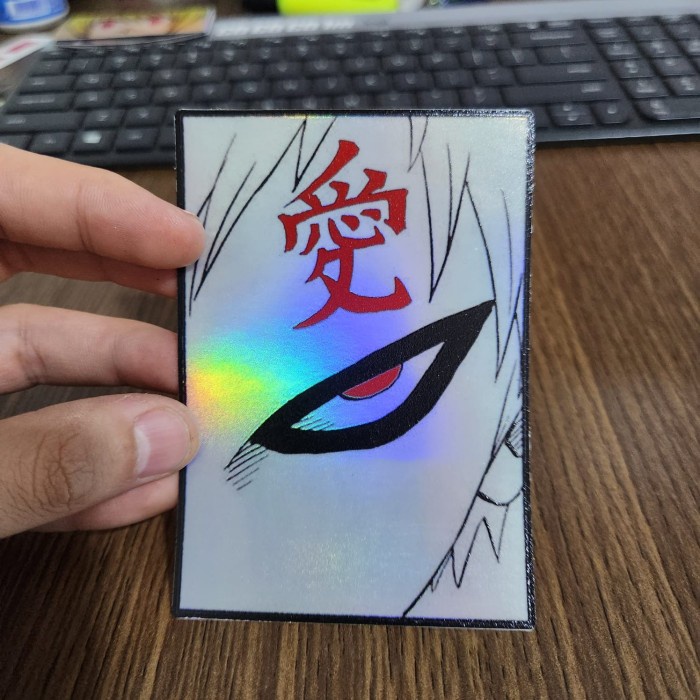 

Sticker Hologram Anime Besar - PSH1196 - Naruto - Gara Mata