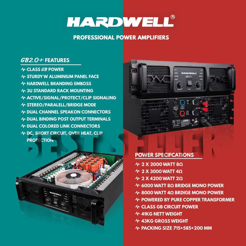 Power Hardwell GB2.0+ Original Amplifier Hardwell GB 2.0 + Class GB