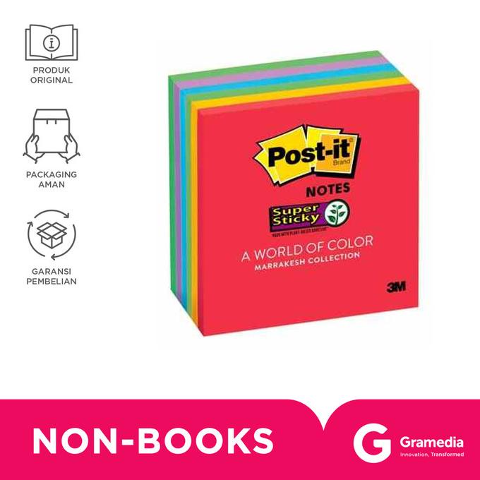 

3M Post It Note 654-5 SSAN Super Sticky Notes gram33 Ayo Order