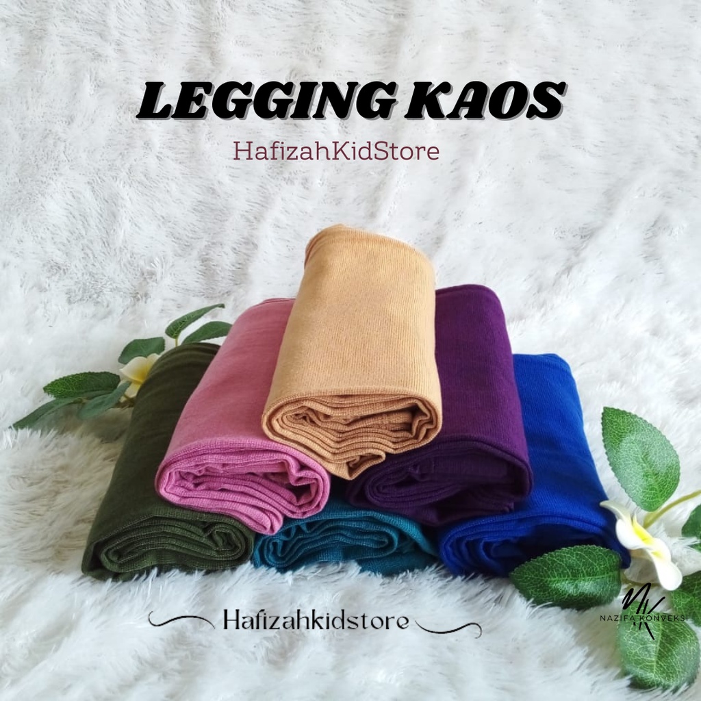 Legging Kaos Soft Rayon 3/4 Jumbo