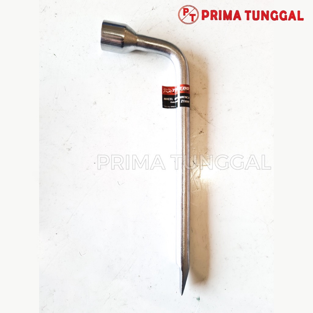 Kunci Roda 21 MM Model L Toredo Kunci Ban Wheel Nut Wrench