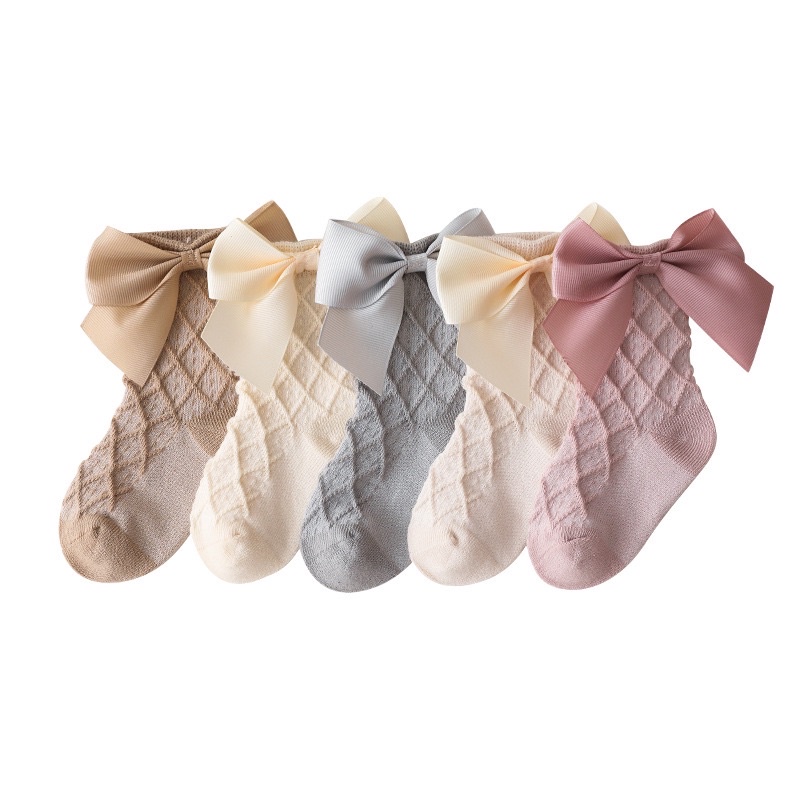 Bow baby socks kaos kaki bayi perempuan