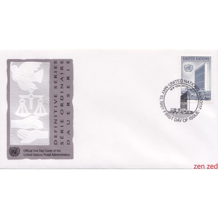 

A394 Prangko United Nations FDC 1991 Postage Stamps 1 Pcs