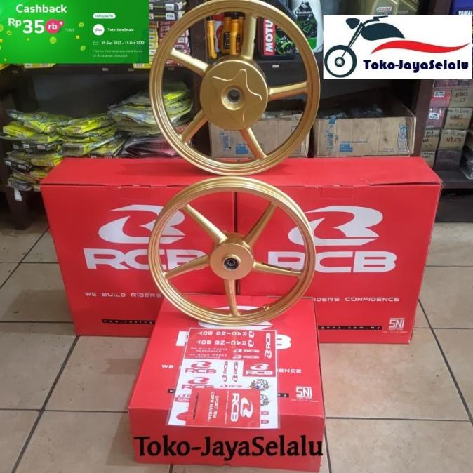 Velg Racing RCB Beat/Vario/Scoopy/Spacy Ring 14 SP 522 Gold ORIGINAL