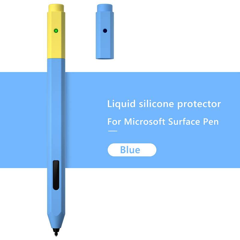 Stylus Pelindung Pensil Case Untuk Microsoft Surface Pen Silicone Pen Case Dust Proof Wrap Cover All-Inclusive Drop Protection