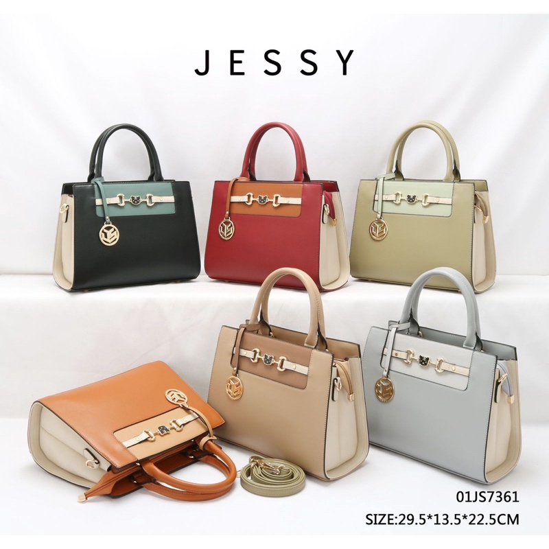 [COD] Jessy Handbag 01JS7361 Tas Wanita Import Original Branded Terbaru Tas Fashion Wanita
