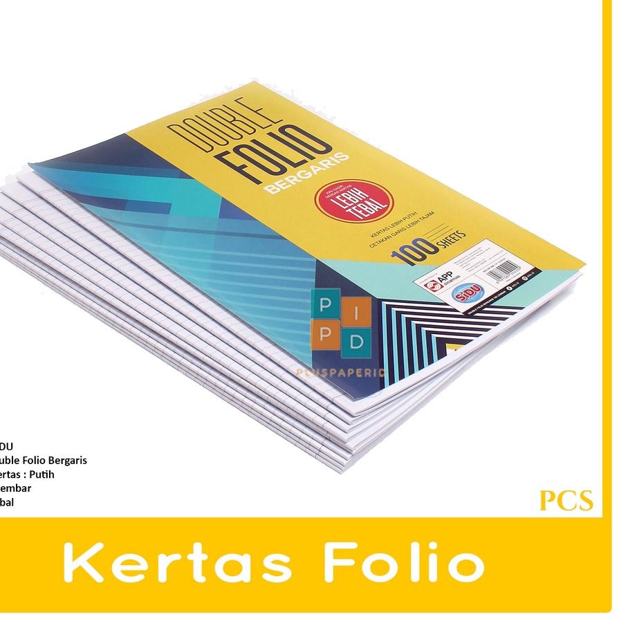 

Updateハ SIDU - kertas double folio bergaris 100 lembar - Pack . . . . .