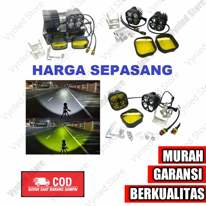 Lampu tembak sorot Led cree 4 mata L4Z 60 watt waterproof
