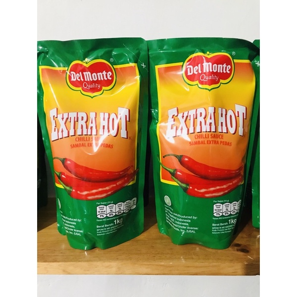 

DELMONTE SAUS EXTRA HOT 1 KG / SAUS SAMBAL / SAOS PEDAS