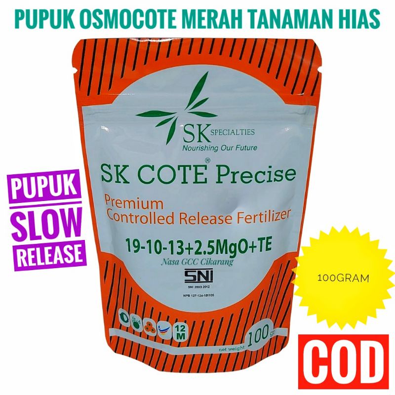 PUPUK MERAH SK COTE PUPUK OSMOCOTE TANAMAN HIAS