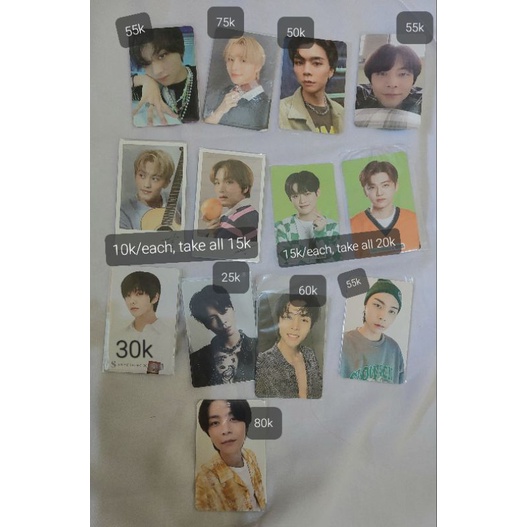 NCT Dream 127 photocard All About Haechan Jungwoo Johnny Jaemin Chenle Jisung glimo lemonilo somethi