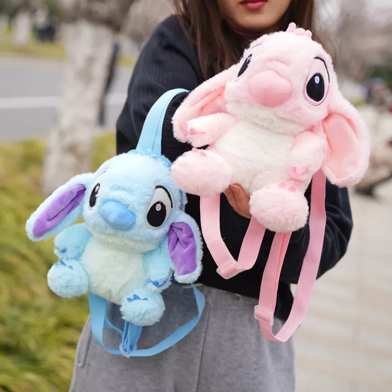 NIQABIS Tas Ransel Anak Boneka Stitch Tas Anak Perempuan Balita Remaja Murah