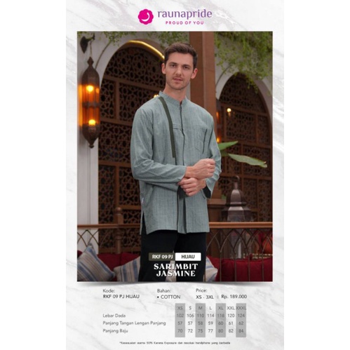 KOKO RAUNA KF09 HIJAU/SARIMBIT JASMINE BY RAUNA