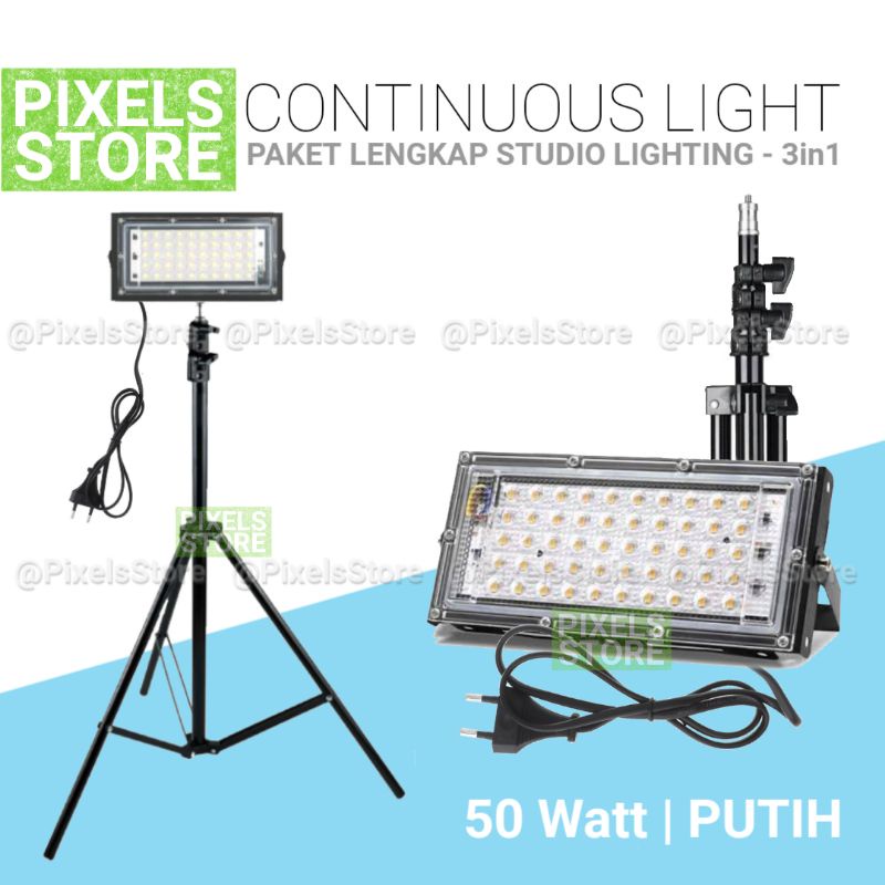 LAMPU STUDIO LED 50W Studio Lighting Youtuber Live Podcast