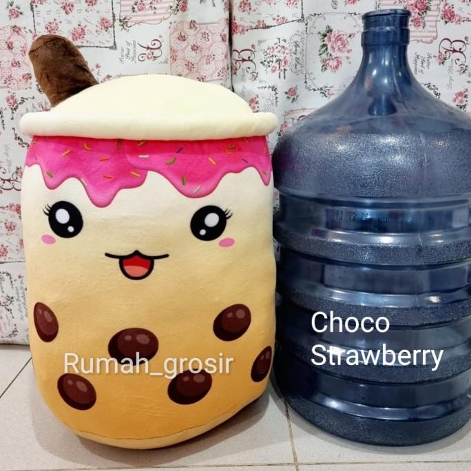 Boneka Bubble Boba Brown Sugar Milk Tea Ukuran Jumbo