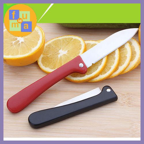 Pisau Lipat Pisau Dapur Lipat Buah Folding Knife Serbaguna Praktis / Pisau lipat Masak Sayur Buah / PISAU PENGUPAS PEMOTONG TRAVEL