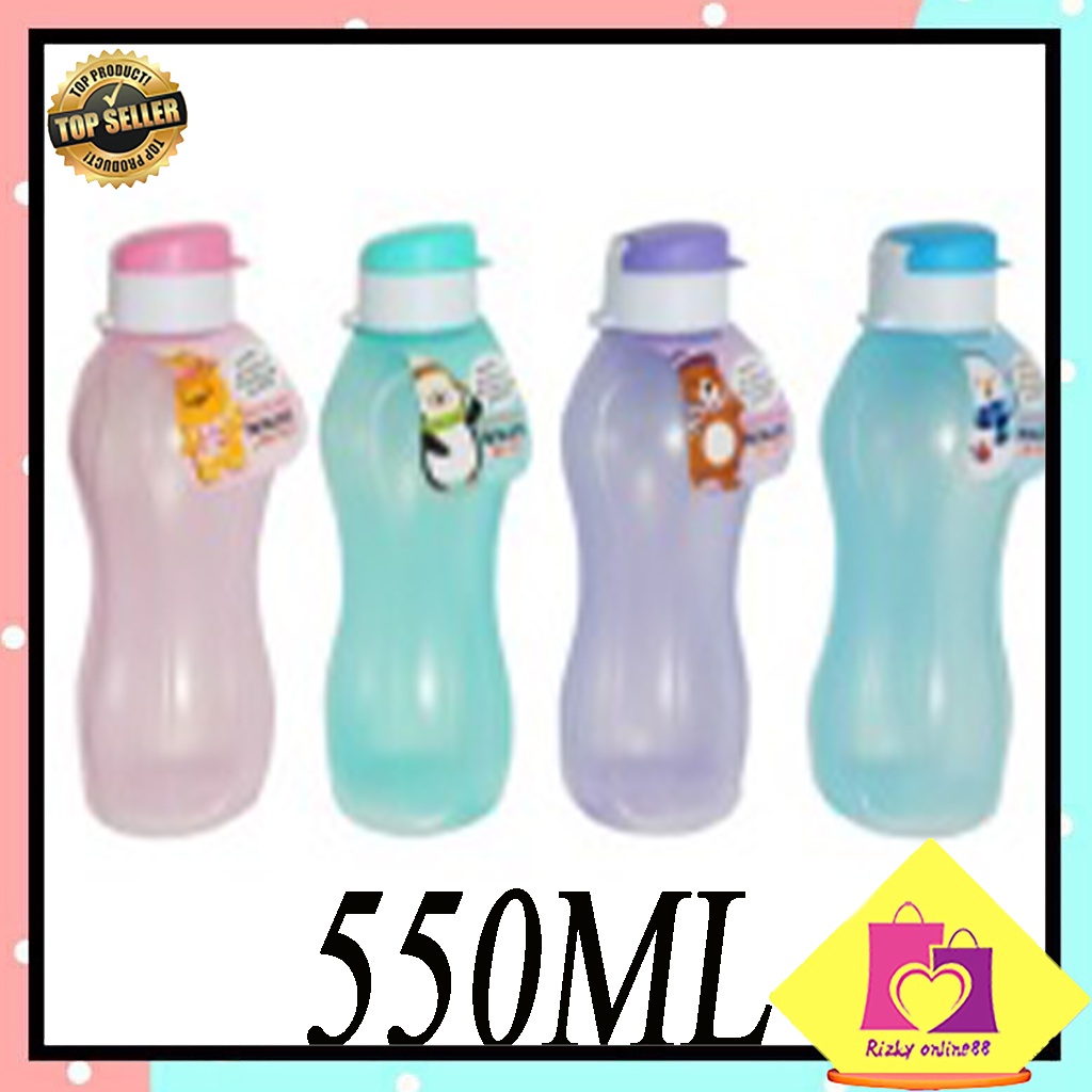 Rizkyonline88 Botol minum fliptop ukuran 550ML T017