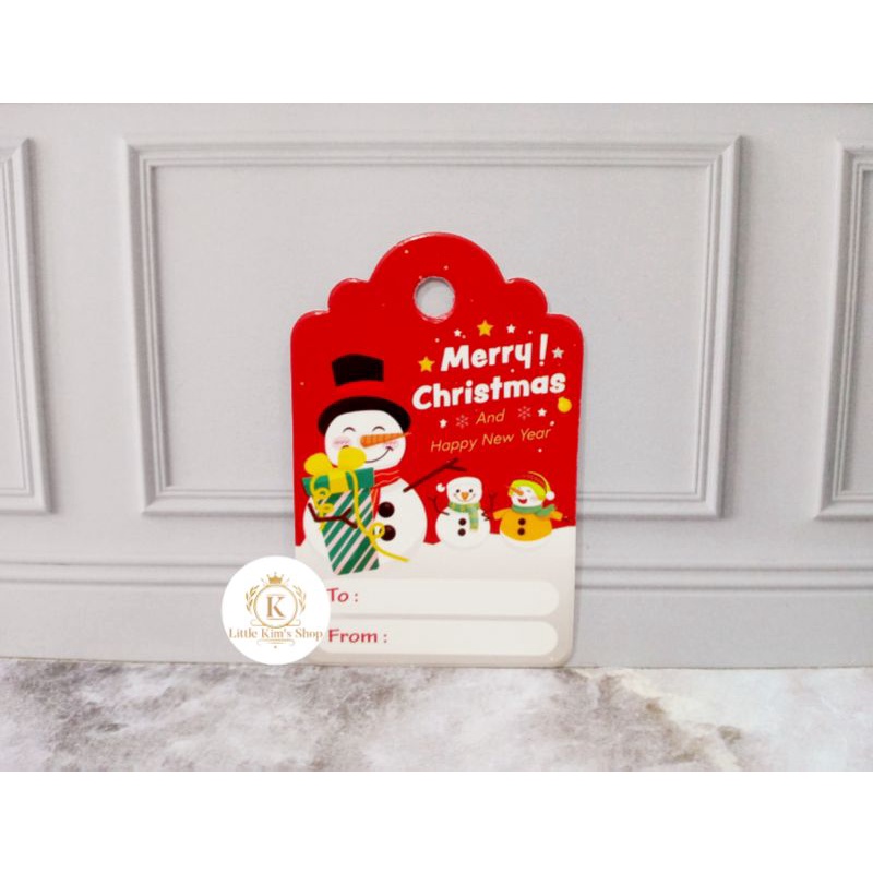 

Hang Tag Natal Merry Christmas ( Harga 1 Pcs + Tali ) / Gift Tag / Hangtag Mini / CUCI GUDANG / Little Kim's Shop