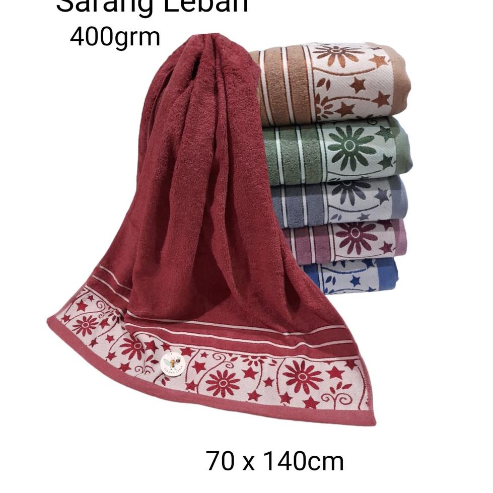 JH Handuk Mandi Dewasa Uk  Sarang Lebah Bahan Katun Ter- 3N5