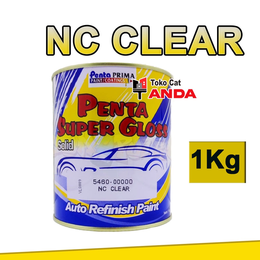 Penta Clear Nc 1KG - Clear gloss - vernish Kilap - Top Coat pernis