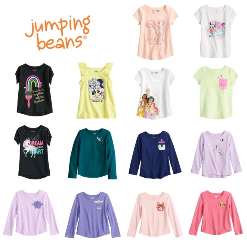 KAOS ANAK PEREMPUAN JUMPING BEANS OLDNAVY ORIGINAL NEW