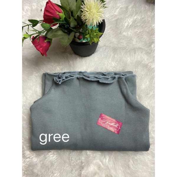 iner manset Daleman  knit rip tanpa lengan rip premium