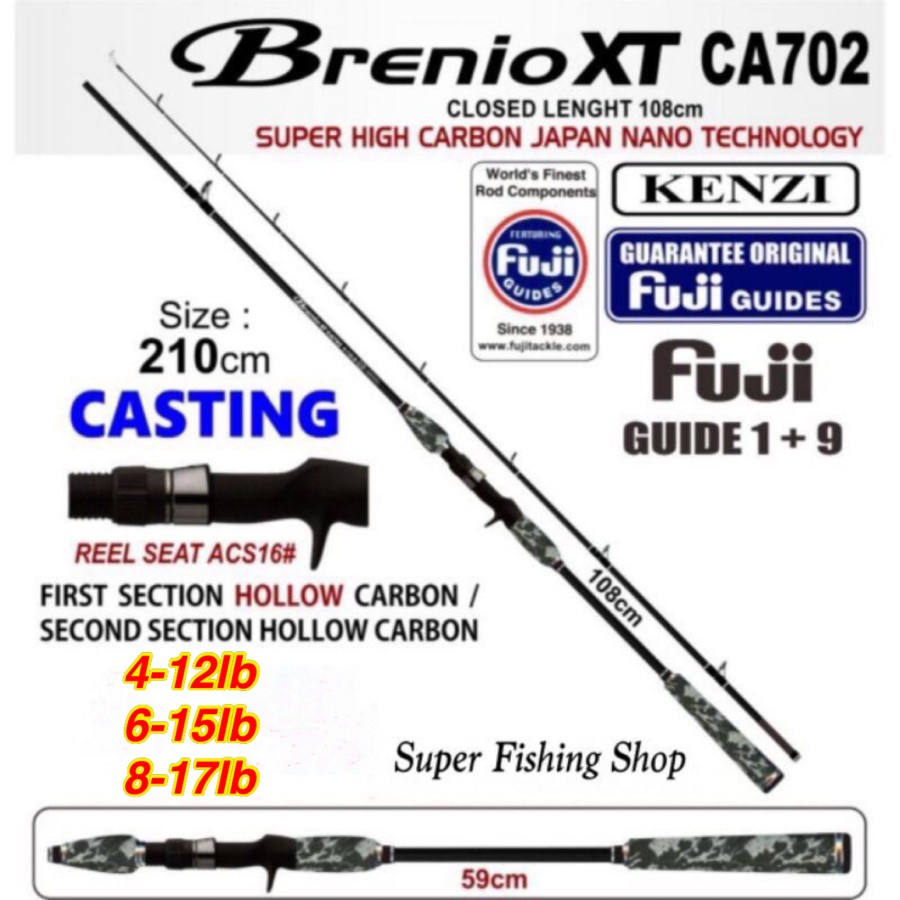 Joran BC Kenzi Brenio XT 210cm 4-12lb - 6-15lb 019